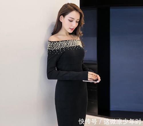  [减龄]今年春节流行的郝本风小黑裙太美了，70后女人穿尤其减龄！