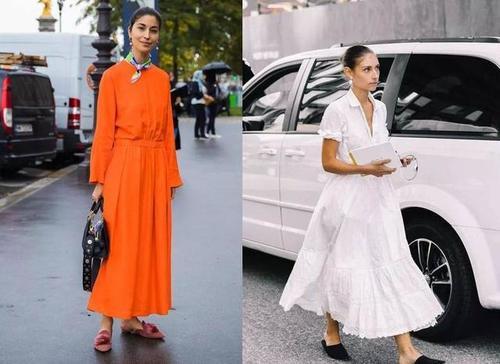 连衣裙除了搭高跟鞋,还能搭这几款平底鞋