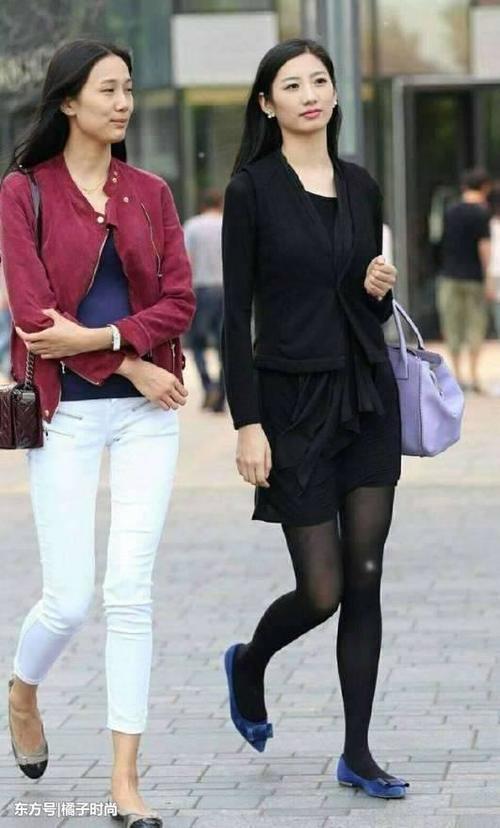 街拍:颜好气质佳的时尚女孩,穿搭潮流身材迷人