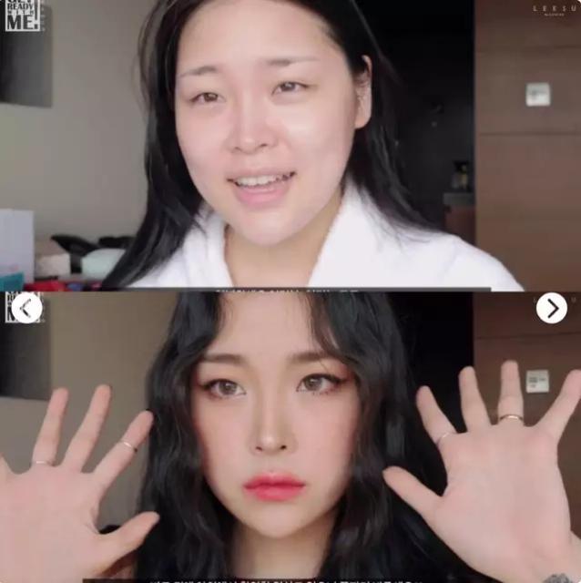 还在用PS美颜？5位美女晒化妆前后照片，网友：再也不相信爱情了