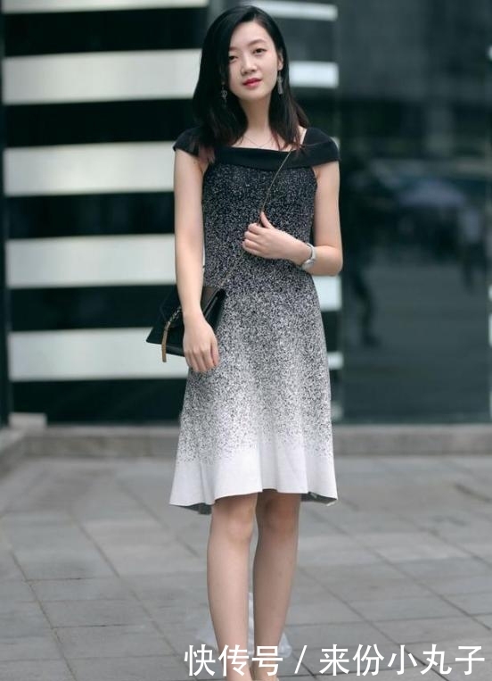  『面孔』街拍：美女的靓丽面孔很是迷人，优雅气质也非常动人