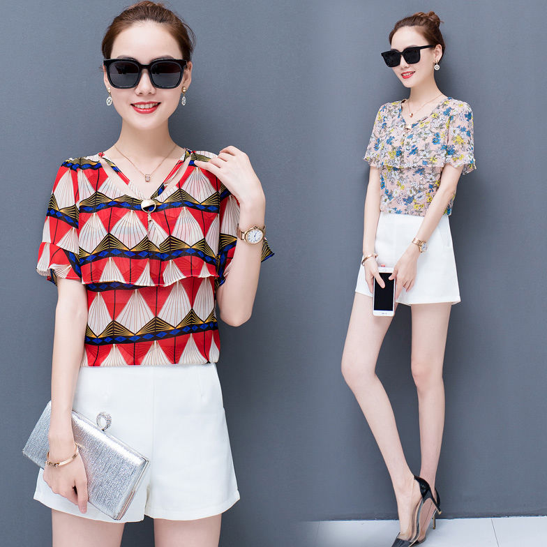 太美了!高腰阔腿短裤套装，超减龄又温婉可人，还有气质女人味