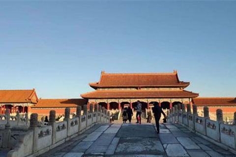 大冬天逛故宫是什么感觉 北漂女孩：终于可以慢慢品味了