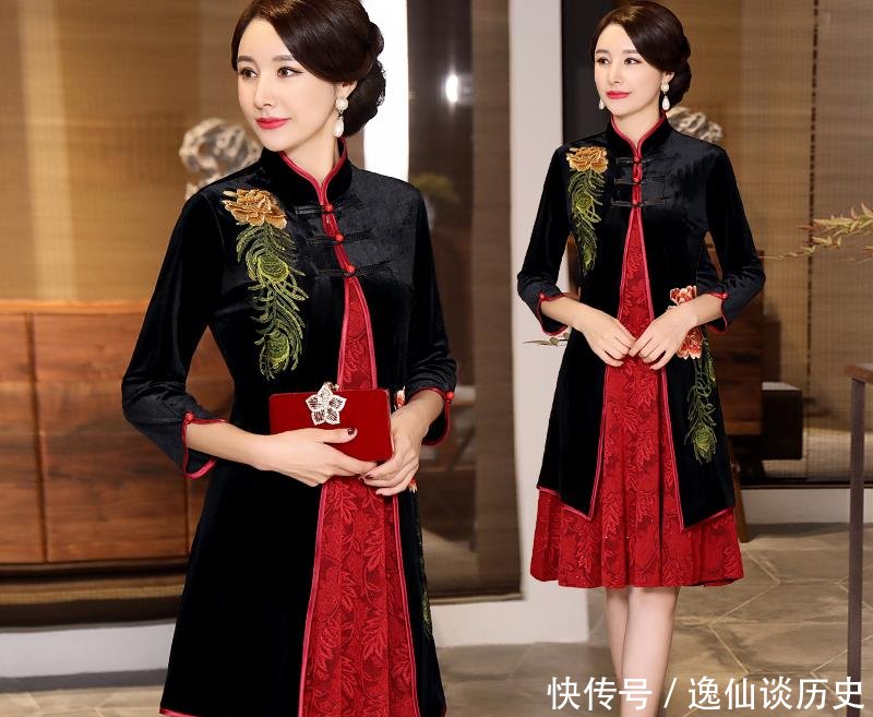 #轻松#新出的连衣裙两件套很时髦好看,高贵优雅,轻松展现女人魅力