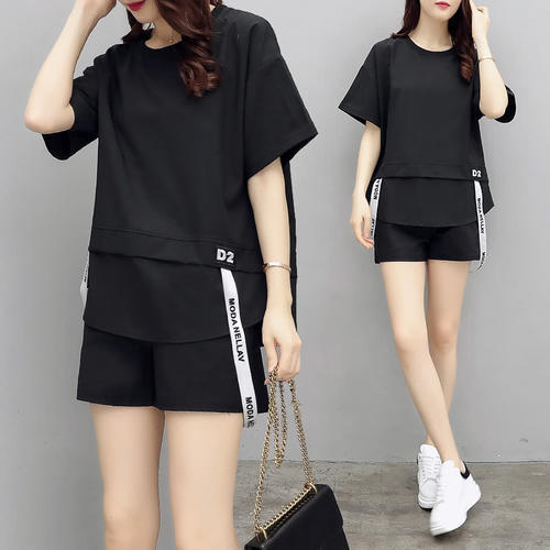 虽然我矮,但是穿的好看!夏季穿这短裤套装,没人信我不到1米6