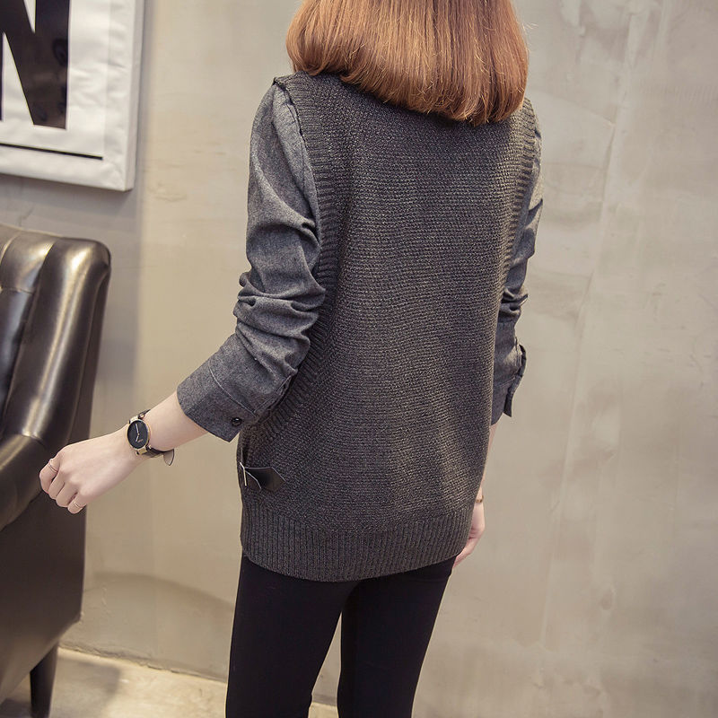 第一次发现，这新款针织衫搭小脚裤，配上高跟鞋十分洋气，美极了