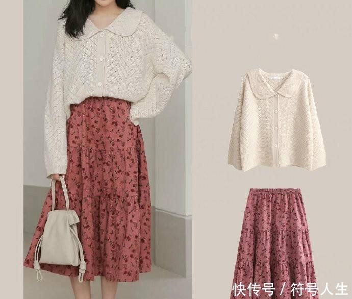  半身裙@用半身裙穿出文艺清新范儿，温柔又甜美，太好看了！