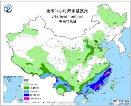  强降雨@8省区有大到暴雨