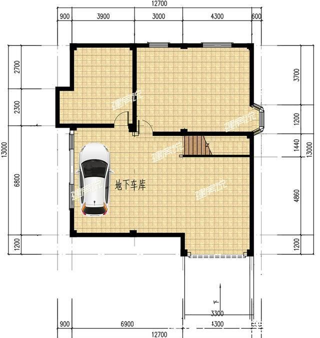  「平面布局图」江西农村35万建别墅，广东60万，福建100万，你觉得哪栋更值？