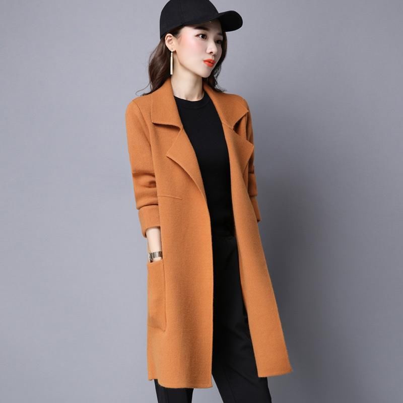 腰粗屁股大的女人，少穿毛衣!试试这些中长秋衫，轻松遮肉超显瘦