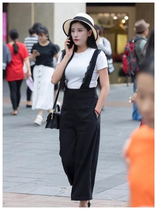 街拍：图1曲线玲珑，图3丰满简约，图7连衣裙显身材