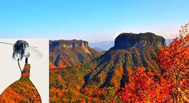 赏红叶的季节到了，南充周边除了光雾山这里的也很美