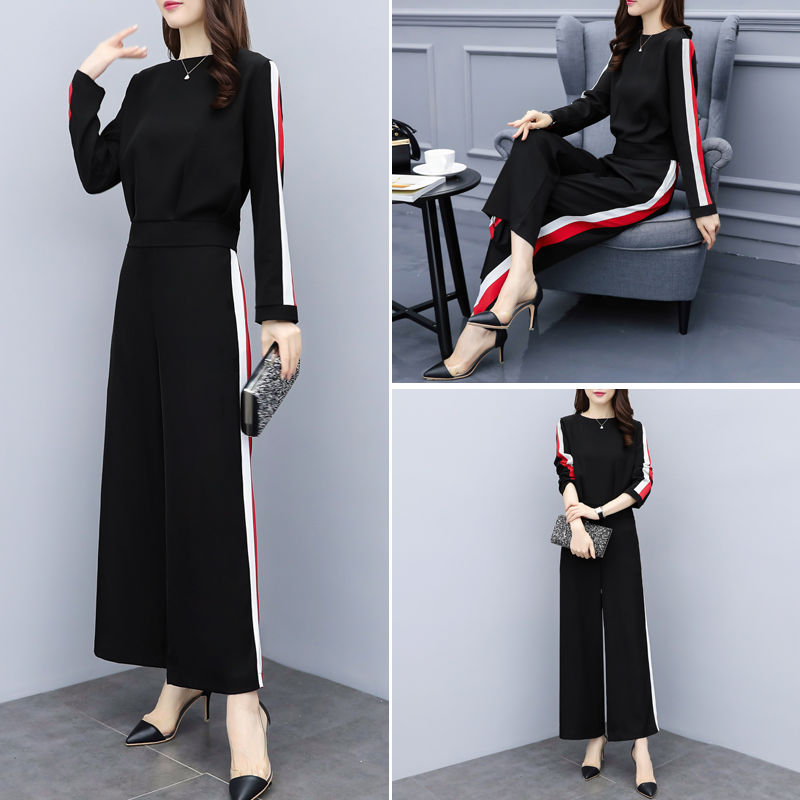 还在烦恼怎么搭配吗?休闲百搭的套装来一款，出门轻松又美丽