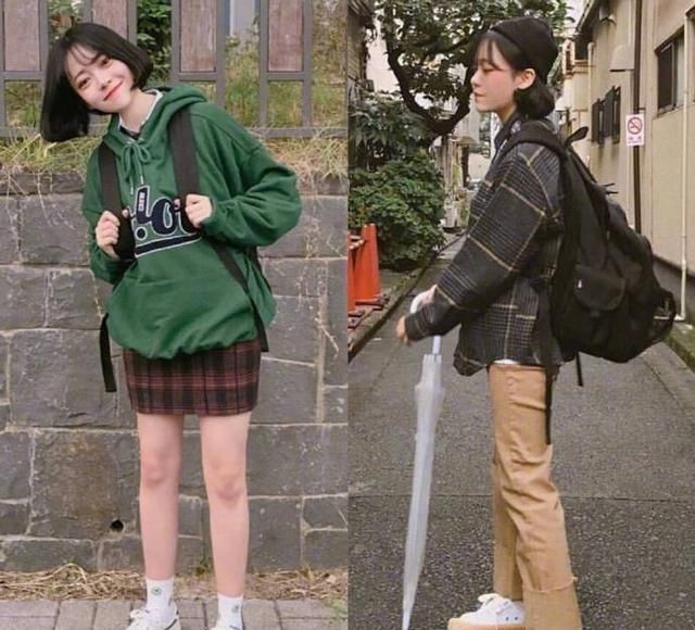  学院风@男生对于可爱的女孩没有抵抗力？16套满分搭配范本，上身乖巧减龄