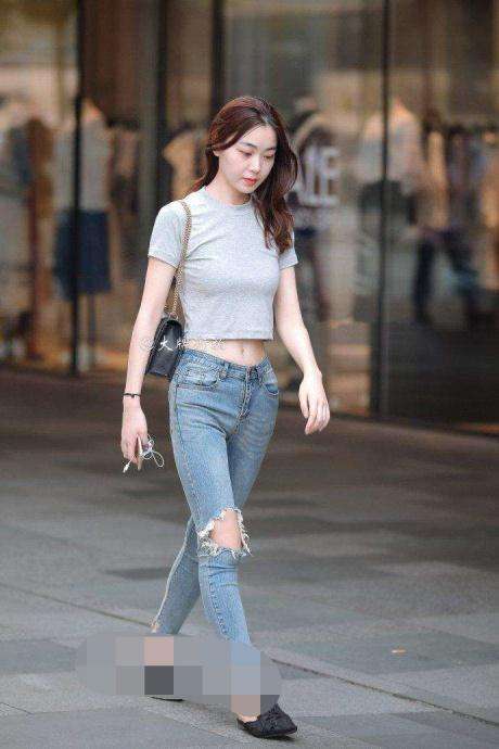 街拍长腿美女, 性感时尚让人大饱眼福