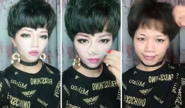 这才叫易容，你那只是化妆！看完这21位女生的卸妆照……