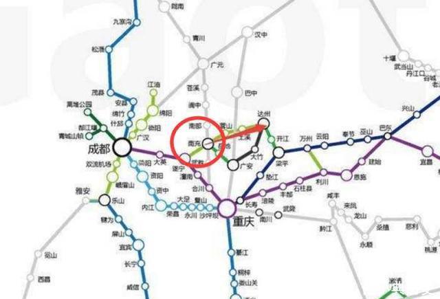 这两条高铁线路开通后，四川这个小城市将成为高铁枢纽中心