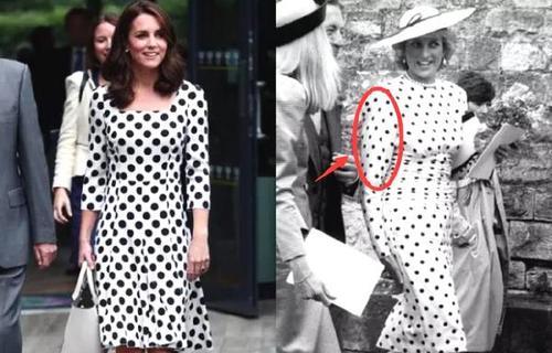 凯特王妃简直是婆婆的翻版！与她穿着很像，不过戴安娜更胜一筹！