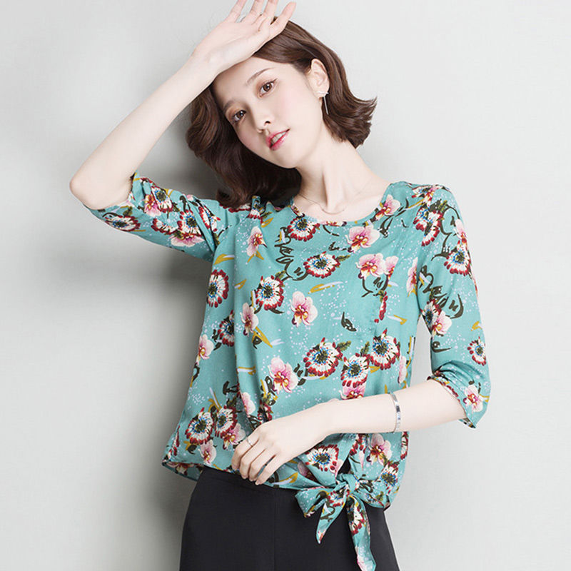 哇塞，好羡慕现在的姑娘，有这么舒适的雪纺衫，足够穿一夏了