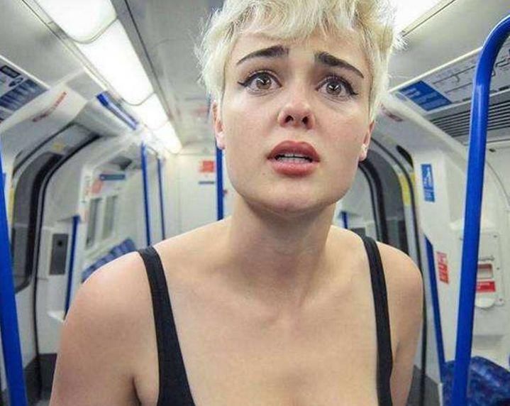 胖胖的身材，却有着一张神似梦露的脸，这个模特不简单!