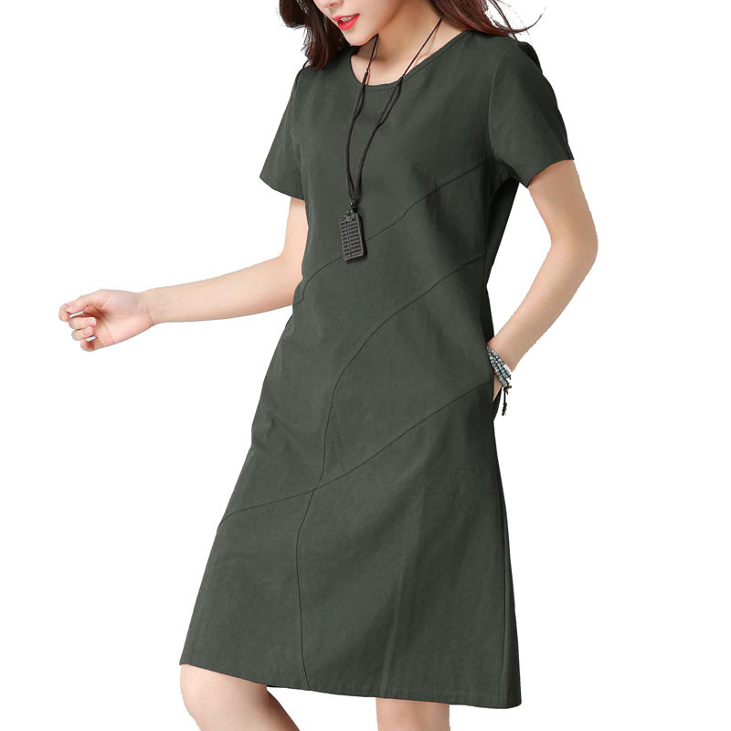 七月的高温高温别傻傻的穿长裤了，今年流行连衣裙，穿上确实洋气