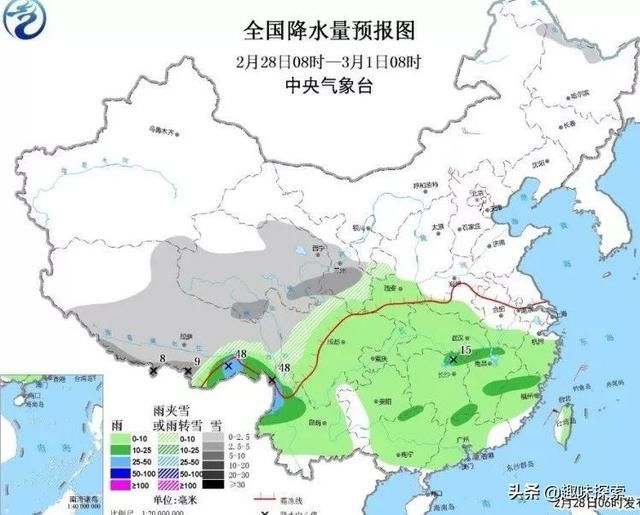 这一波降雪没完，新一波暴雪已经在路上，大面积雨雪不只是跨月