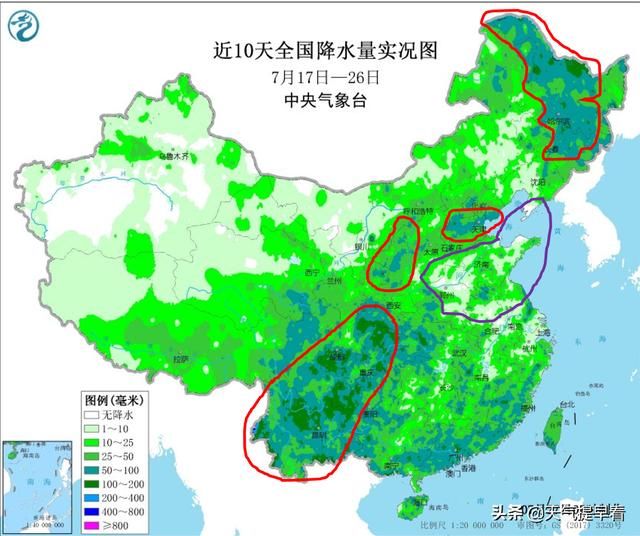 先山西河北 后黑吉辽！大范围中到暴雨日程满满！但这里还得等等
