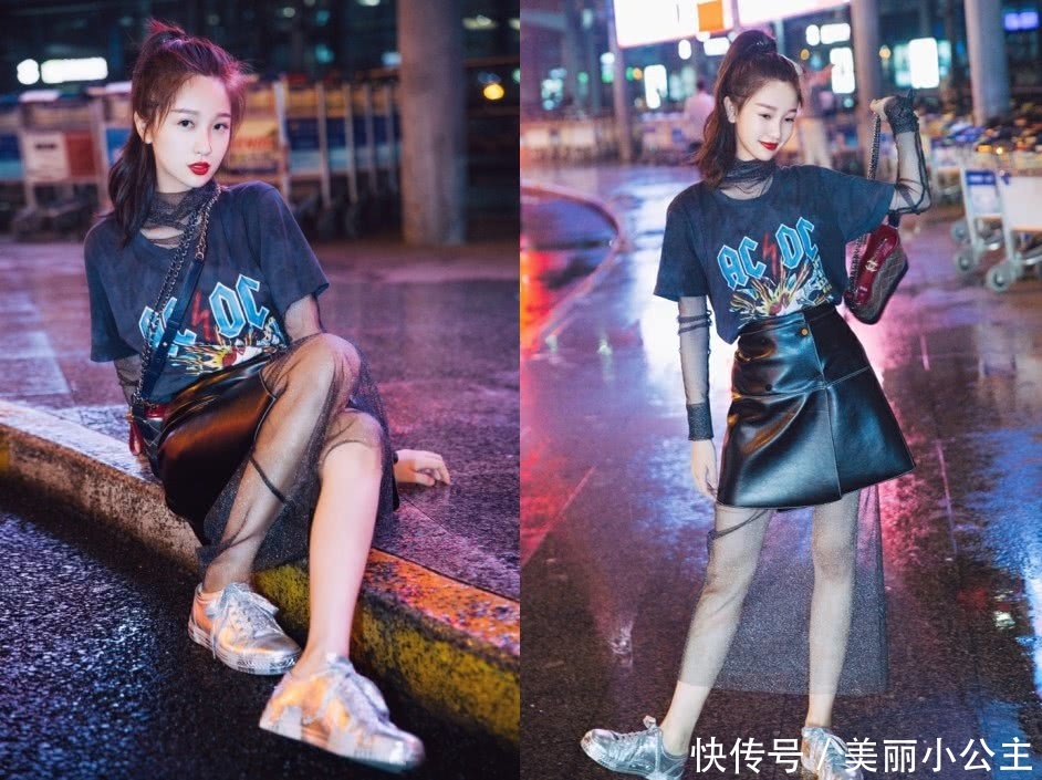 虞书欣为秀腿真拼，短裤短到坐着都尴尬，网友：不过腿确实是美！