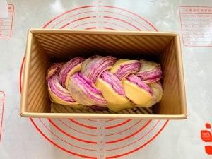  『面团』超美的紫薯大理石吐司