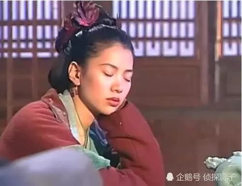 闭目养神的古装女子，于莉美严、袁咏仪优雅、王艳帅哥就像个男孩