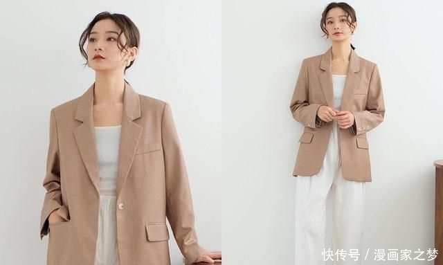  『时髦』职场必备的通勤西装外套穿搭，时髦帅气又有女人味！