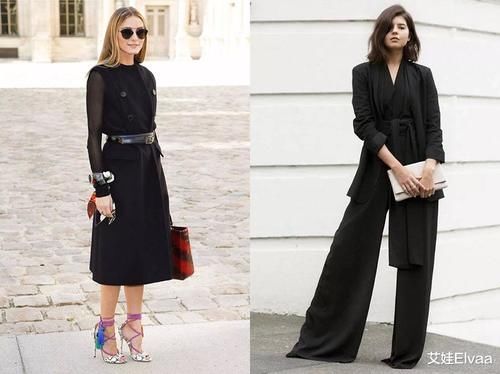  【不需要考虑】怎么穿黑色不显老这些穿搭造型，教你轻松玩转allblack