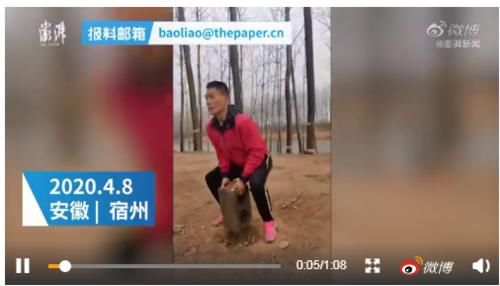 【空心砖】在家训练83天,车轱辘、空心砖都是他的训练器械,网友:太自律了