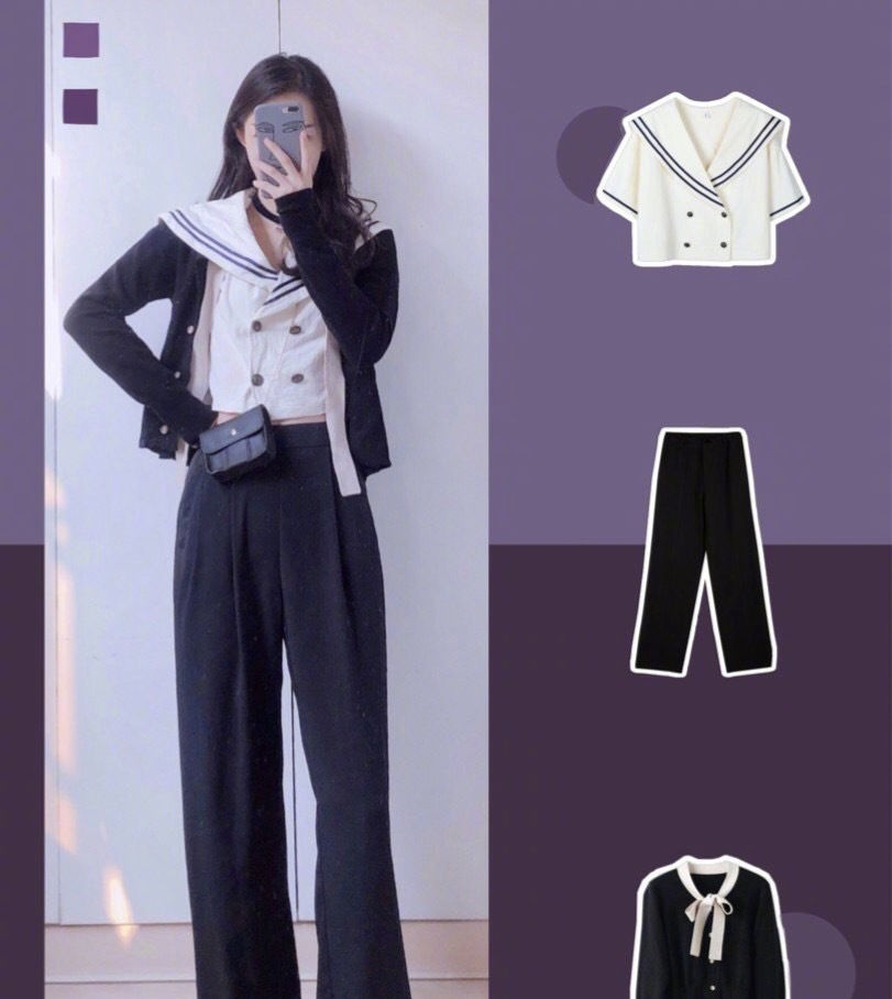  #任你选#一周穿搭不烦恼,可盐可甜的日常风,9套look任你选