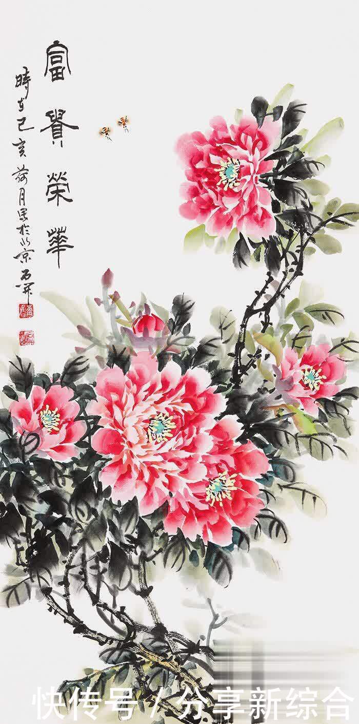 『韵味』玄关挂什么画好经典国画花鸟画 装饰韵味居家