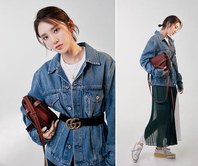 背同款包包出行，刘雯随性奚梦瑶酷帅，穿红裙的蔡依林居然有点甜