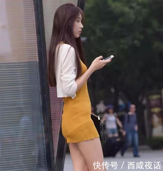 幸福中国街拍好身材短裙大美腿气质长发美女