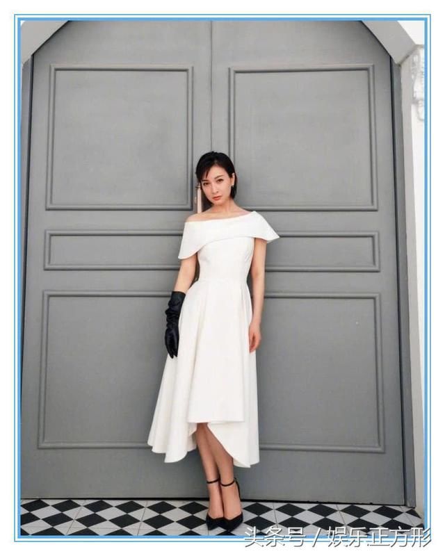 当35岁孙俪和35岁吴昕同穿一字肩裙，才知道已婚和单身差距有多大