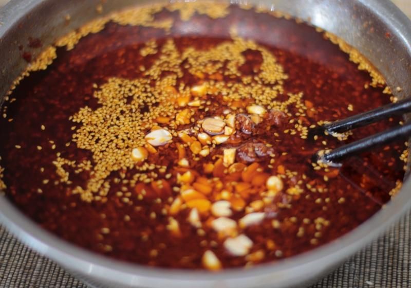 五星辣椒油秘制做法,各种凉菜、拌面和烧烤再