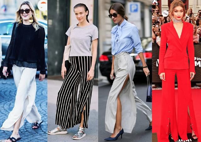 这三条阔腿裤我可以穿整个夏天,36套搭配示范,通勤出街两不误