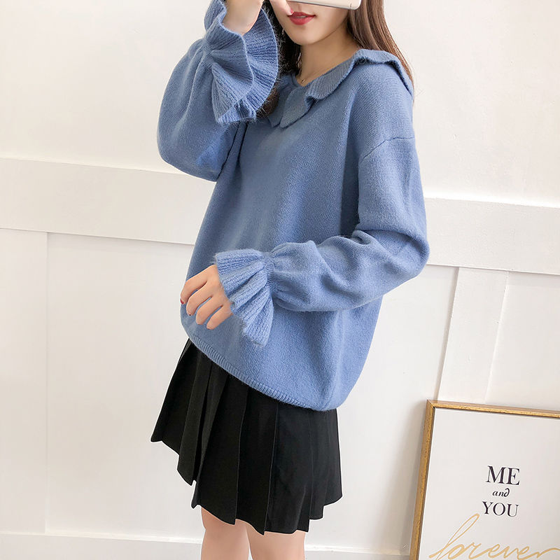 现在穿棉衣还太早，减龄洋气的针织衫，遮住拜拜肉，确实美