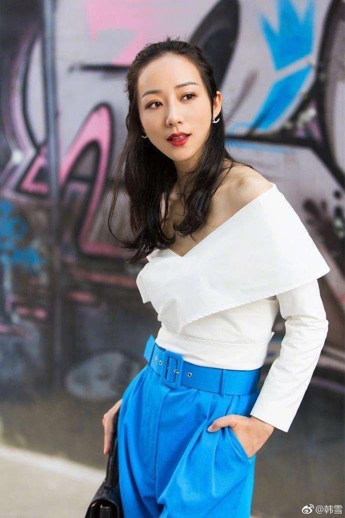 韩雪真是娱乐圈中的一股清流!衣服穿的很路人，却让人看了很舒服