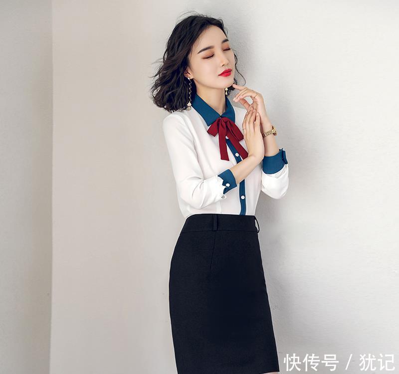  【艾尚臣职业】街拍，才发现人都穿这衬衫，迷人又洋气，妥妥少女感又不失女人味