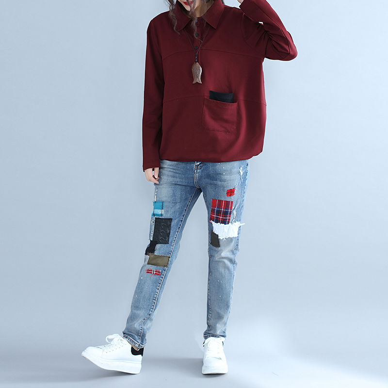 姐姐秋天最爱穿的款式，80后的她穿的是又白又嫩，真是美不胜收