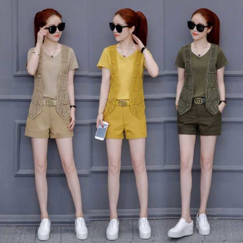 三伏天老婆把高跟鞋扔了，穿这几款短套装，显个高又美嫩立竿见影