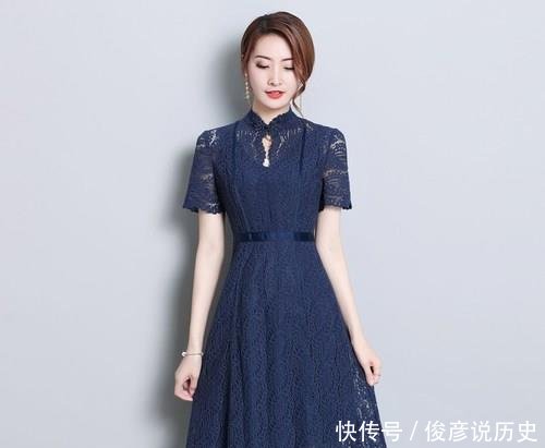 『蕾丝点缀』女神们都钟爱的蕾丝连衣裙,性感妩媚,妖娆动人