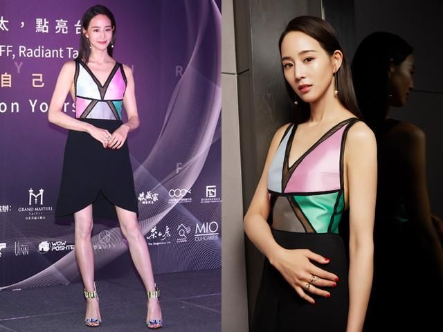 张钧宁亮相活动，连衣裙特别性感，没想到穿出了“孕妇”的既视感