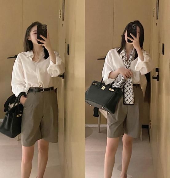  [女生]适合轻熟女生的知性通勤风穿搭,简约而不单调,可温柔可大气