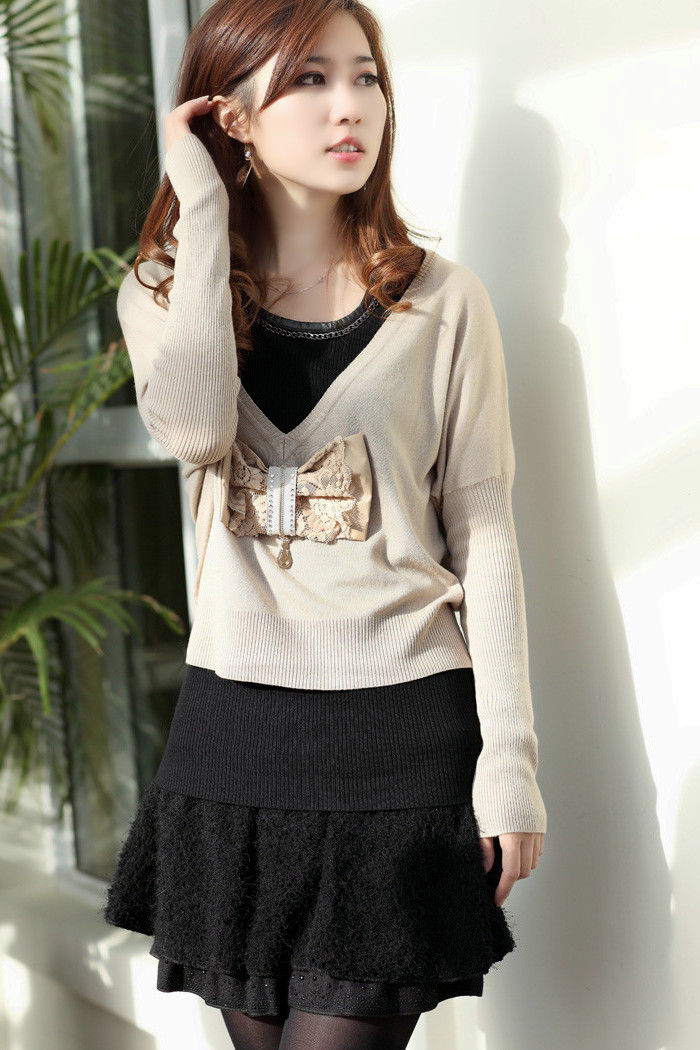 有着青春时尚的艳丽清秀女人