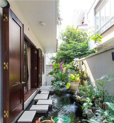  「点缀」庭院池塘, 将庭院点缀的如此诗情画意!
